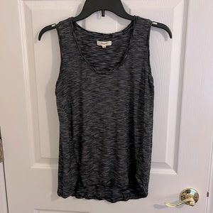 Madewell super soft striped textured tank top. Size S.